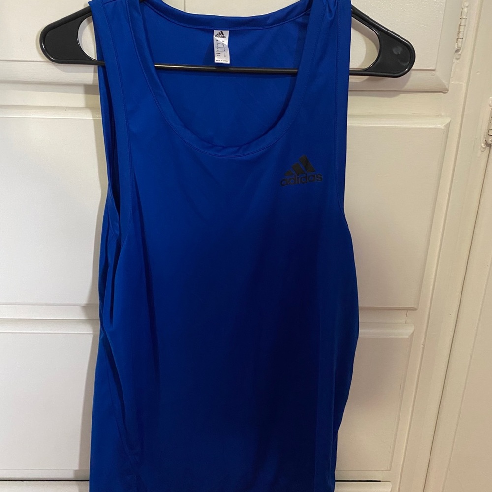 Adidas tank top men gym